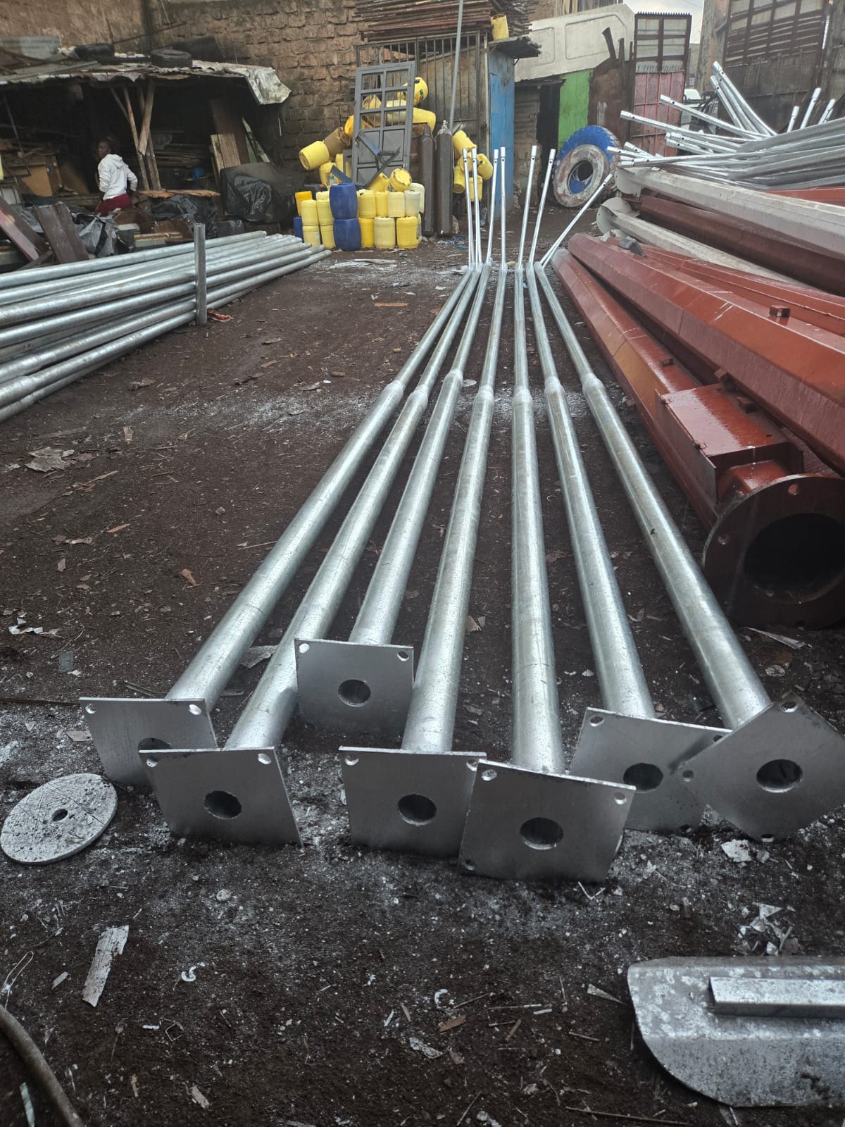 High Mast Pole Fabrication